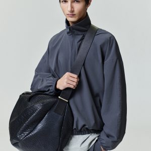 Tech Nylon Half Zip Track Jacket