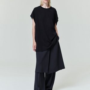 Womens Sheer Viscose Sleeveless Tee