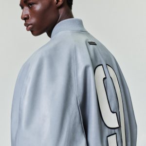 Leather 9 Raglan Bomber Jacket