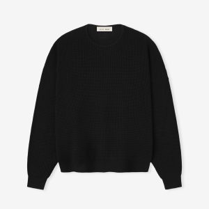 Signature Waffle 90s Crewneck Sweater