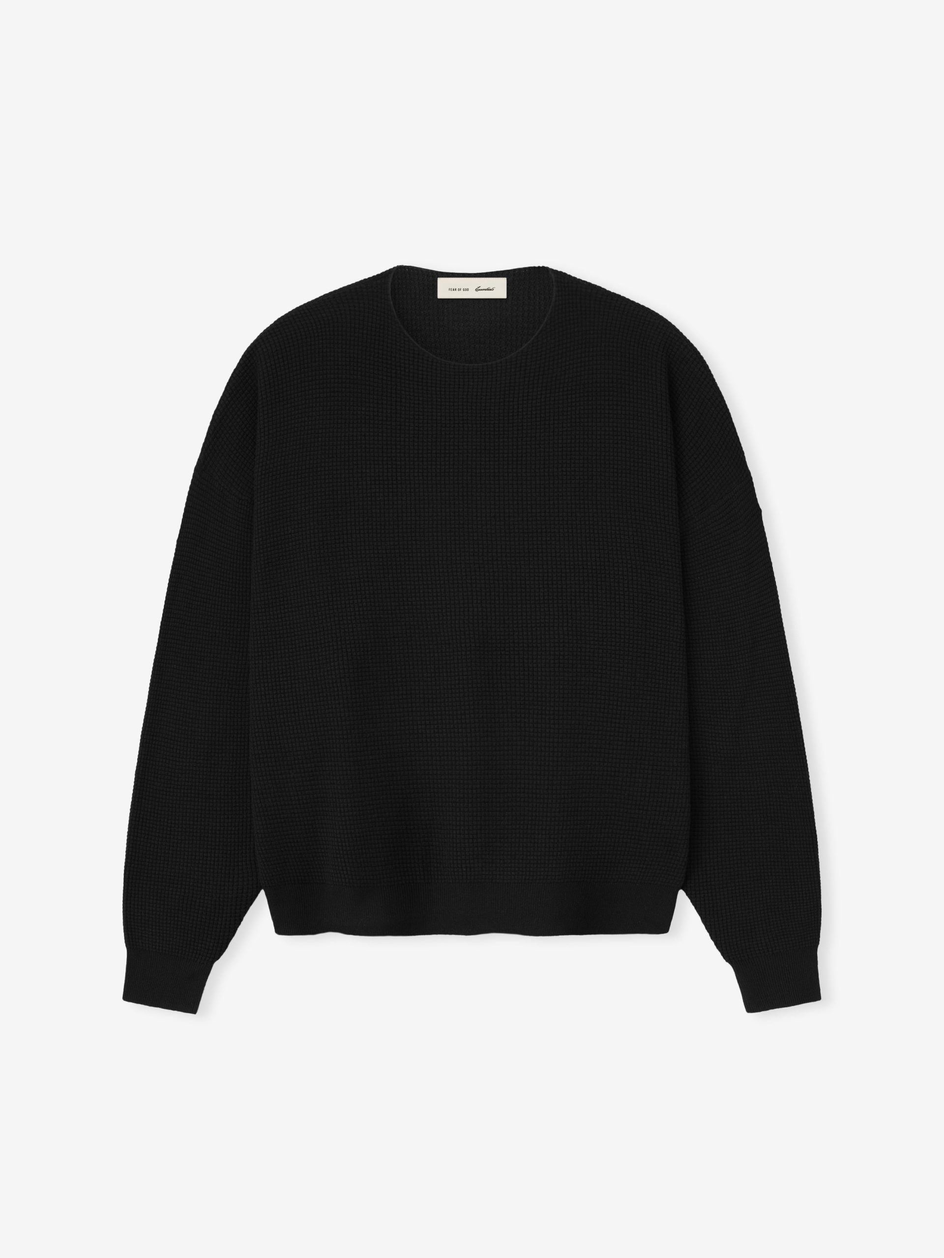 Signature Waffle 90s Crewneck Sweater