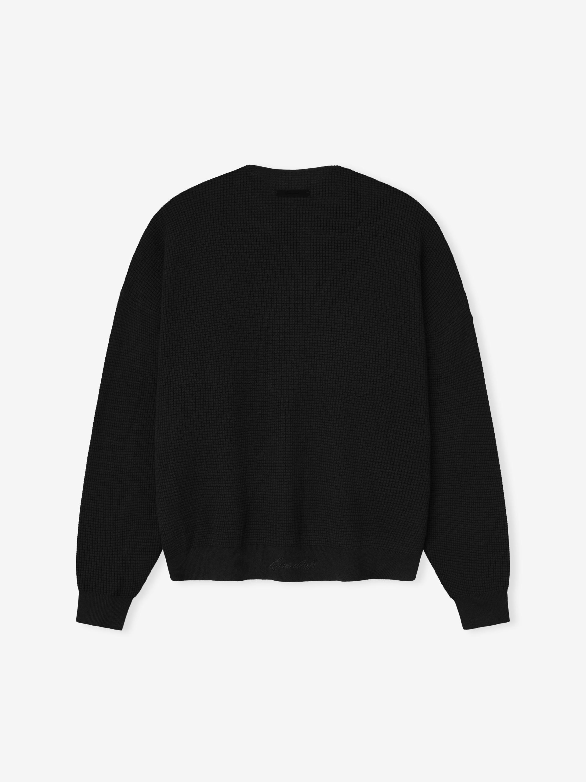 Signature Waffle 90s Crewneck Sweater - Image 2