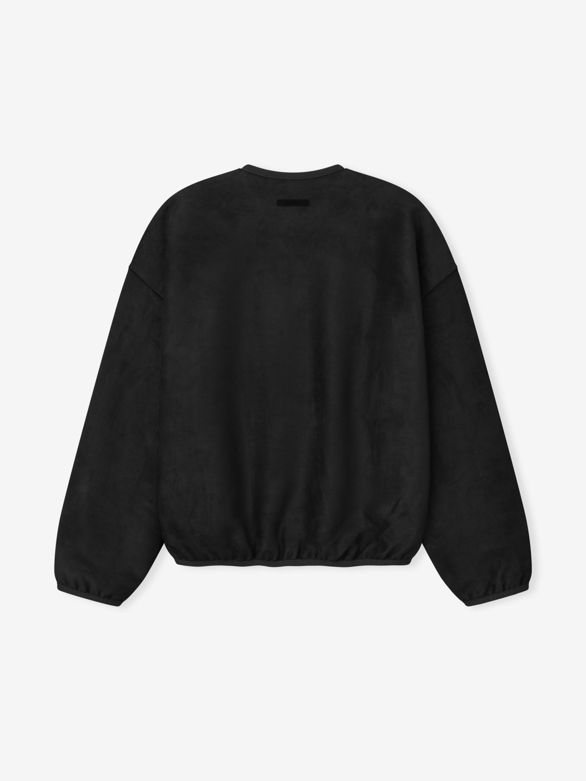 Suede Fleece Signature Modern Crewneck Sweatshirt - Image 2