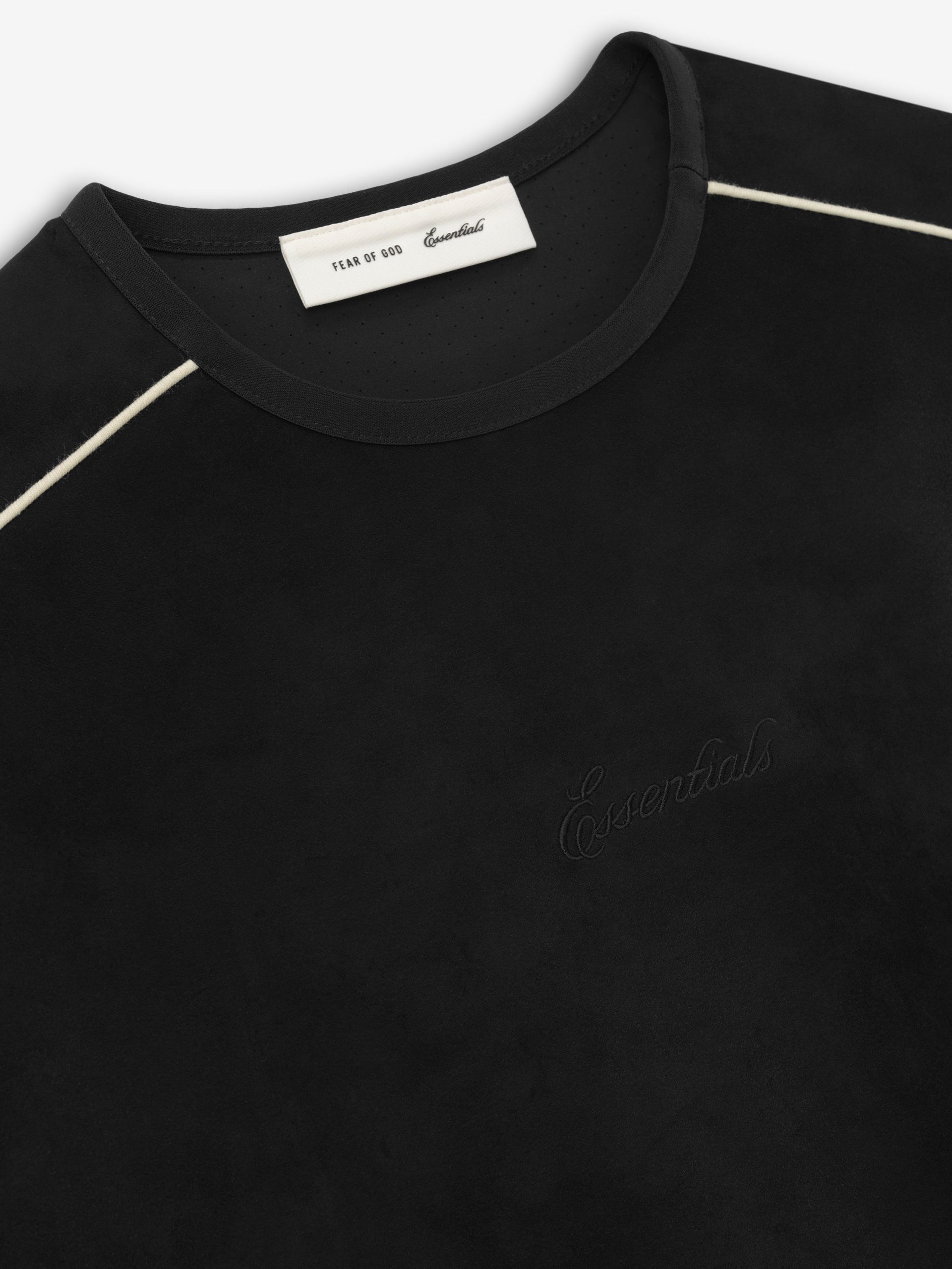 Suede Fleece Signature Modern Crewneck Sweatshirt - Image 3