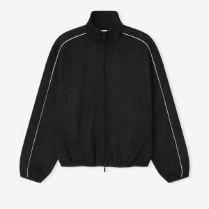 Suede Fleece Signature Modern Track Jacket