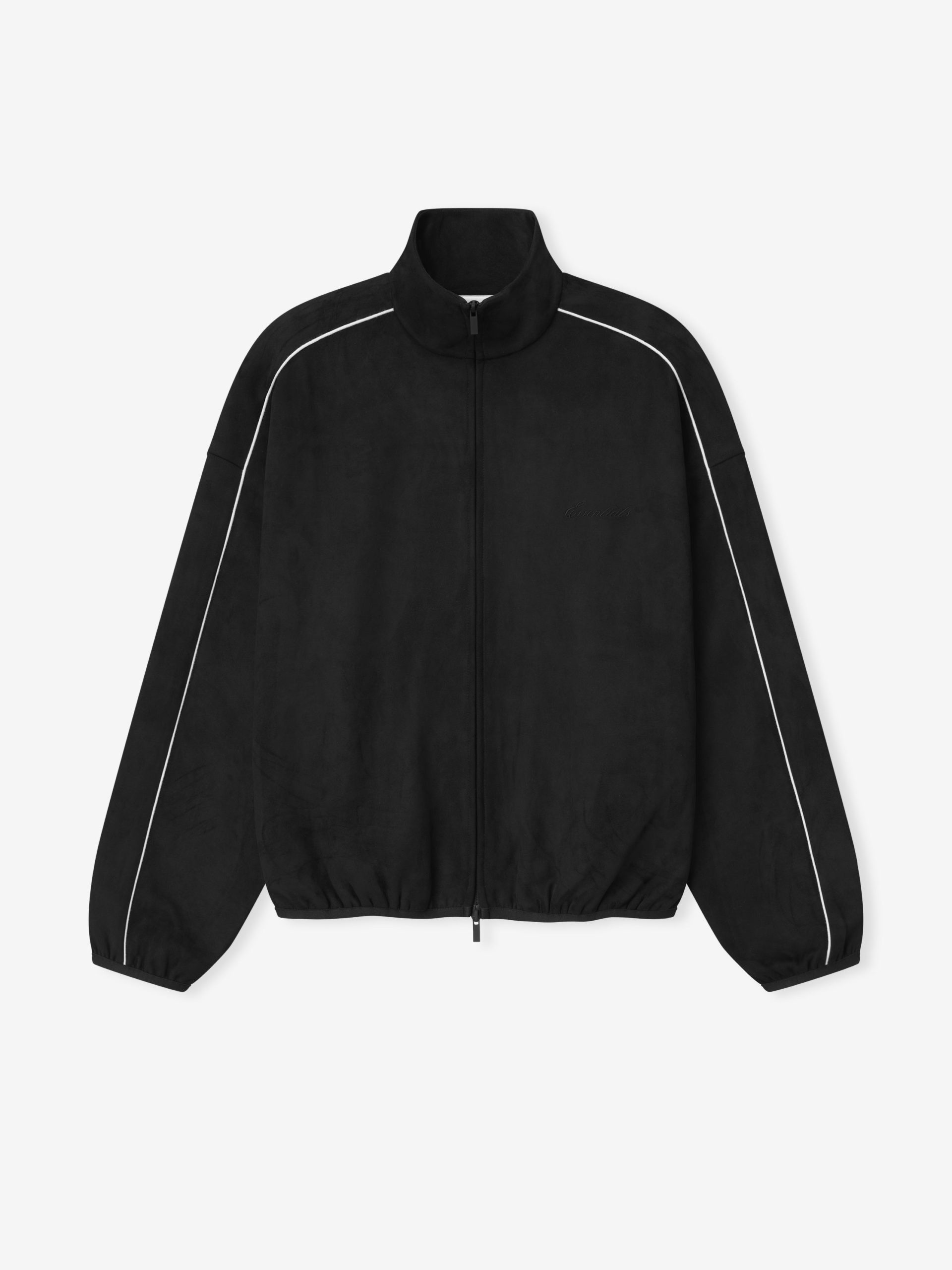 Suede Fleece Signature Modern Track Jacket