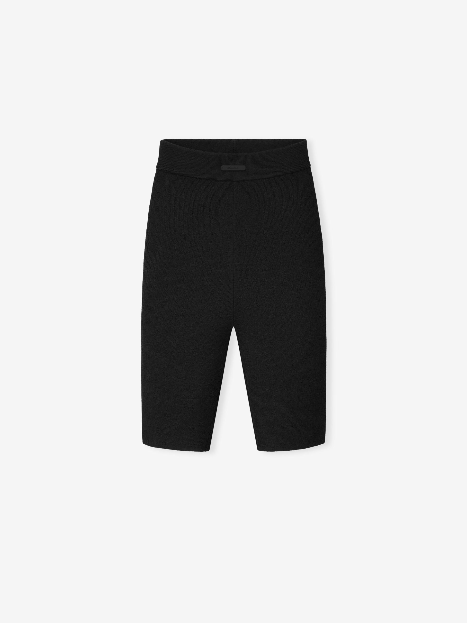 Womens Rib Knit Bike Short - Image 2