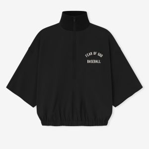 MLB 3/4 Sleeve Half Zip Jacket