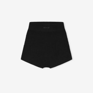 Womens Waffle Knit Boy Short