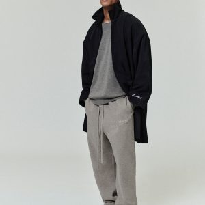 Sporty Nylon High Neck Jacket