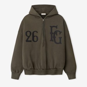 Baseball Club Half Zip Hoodie