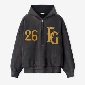 Baseball Club Half Zip Hoodie