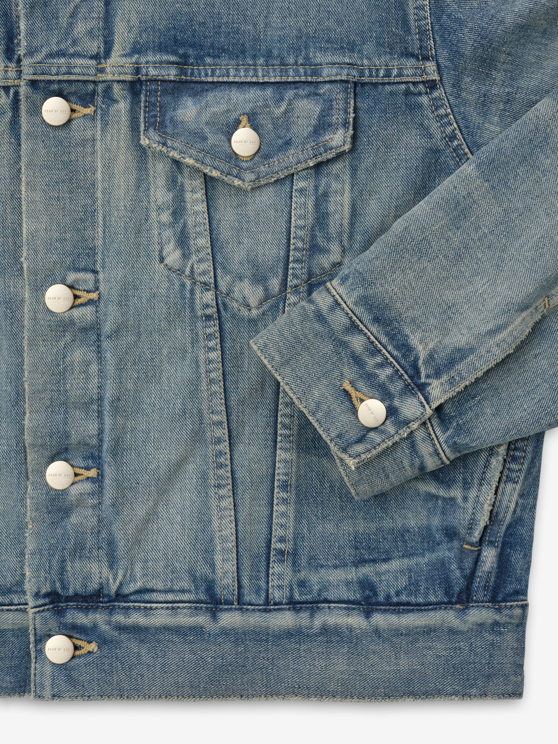 Japanese Selvedge Classic Trucker Jacket - Image 6