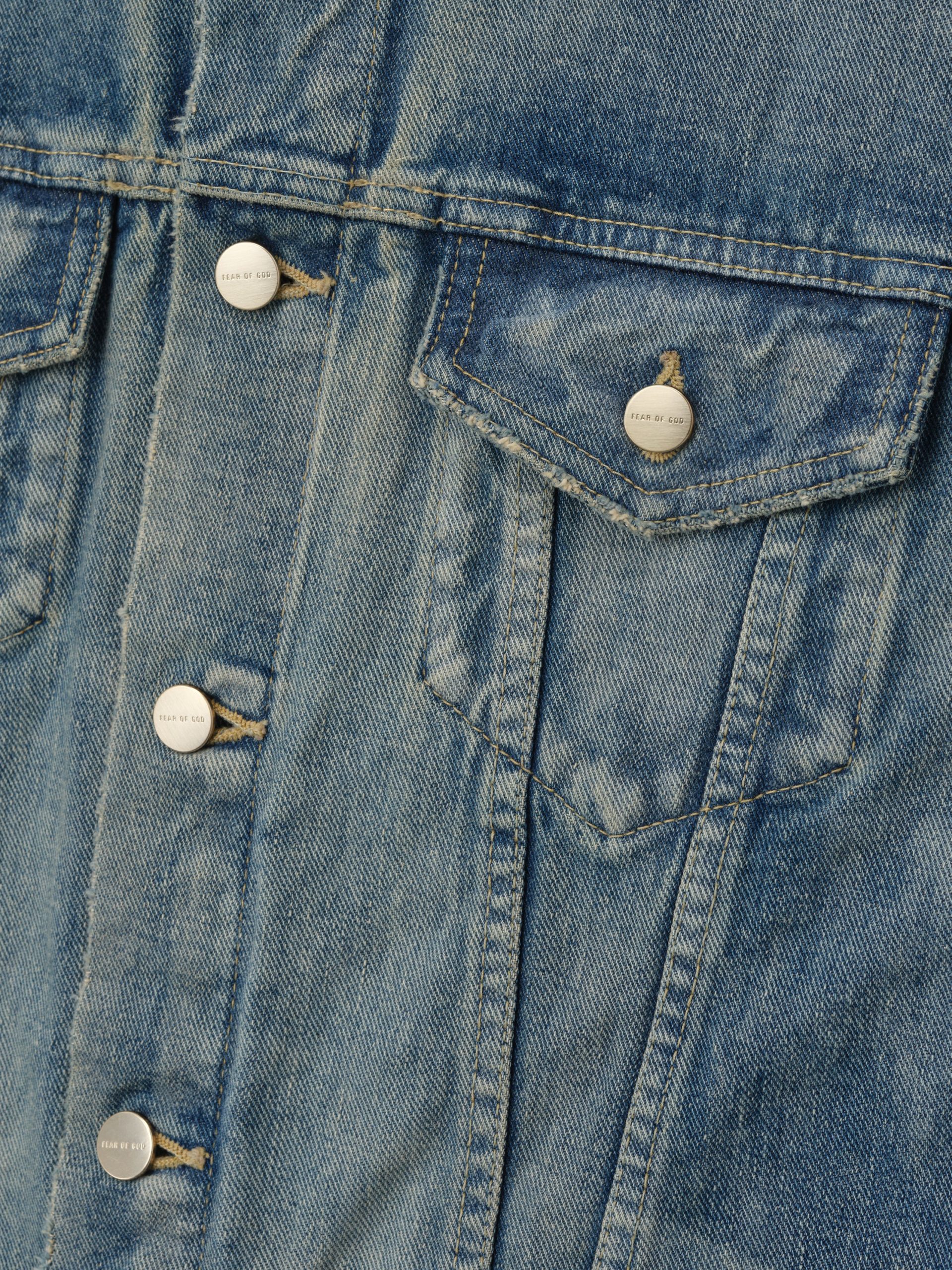 Japanese Selvedge Classic Trucker Jacket - Image 7