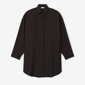 Womens Viscose Oxford Relaxed Shirt