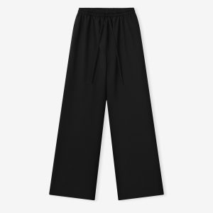 Womens Wool Ripstop Drawstring Pants