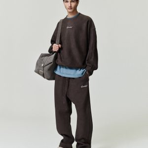 Suede Fleece Signature Relaxed Pant